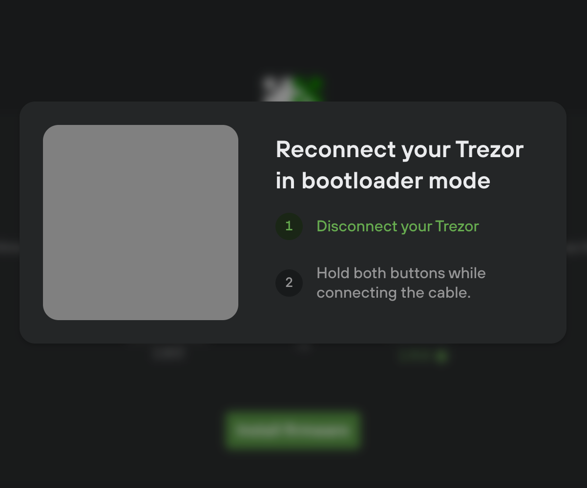 reconnect in bootloader
